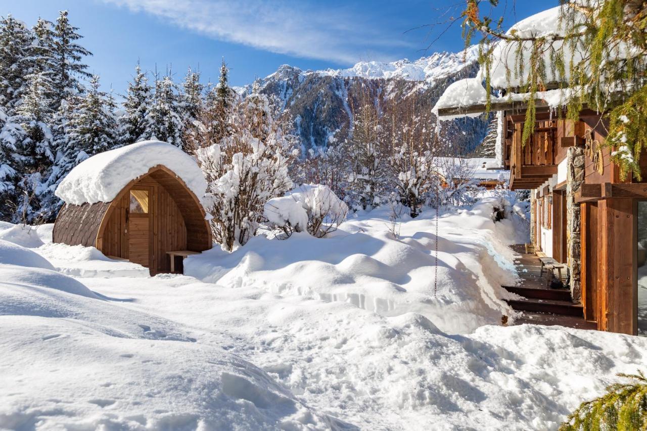 Chalet Les Praz - 280Sqm - Sauna Cinema Fitness - 5 Bedrooms In Heart Of Les Praz - By Cozee Rentals Chamonix Exterior foto